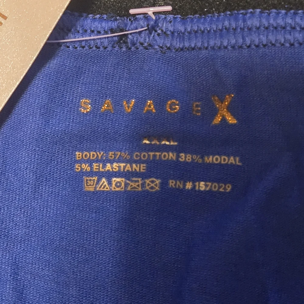 NWT Savage x Fenty Savage X Boxer Briefs Size XXXL Color Blue/Black